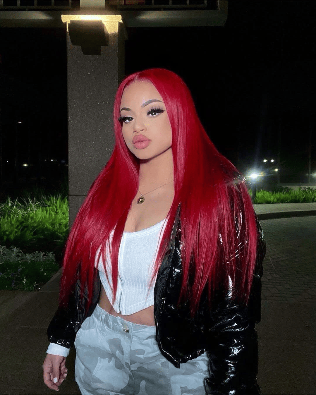 99J Color 13*4 Synthetic Lace Front Straight Wig WLF4009