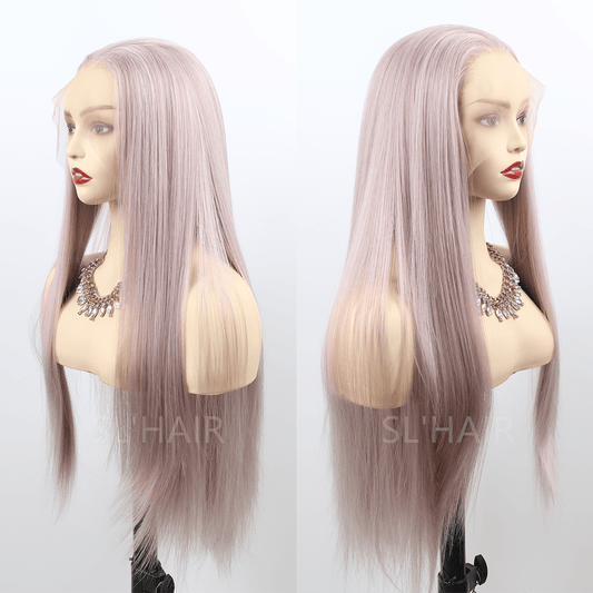 SL'HAIR 13*4 Synthetic Lace Front Straight Wig DLF017