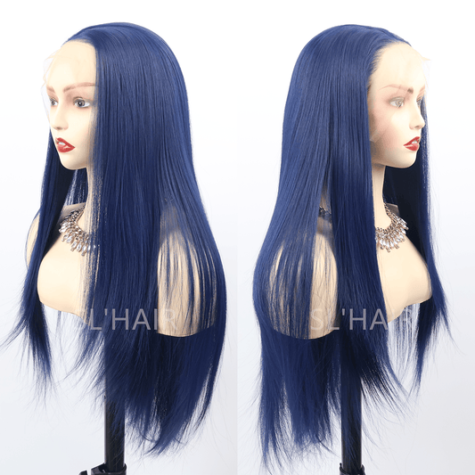 SL'HAIR 13*4 Synthetic Lace Front Straight Wig DLF012