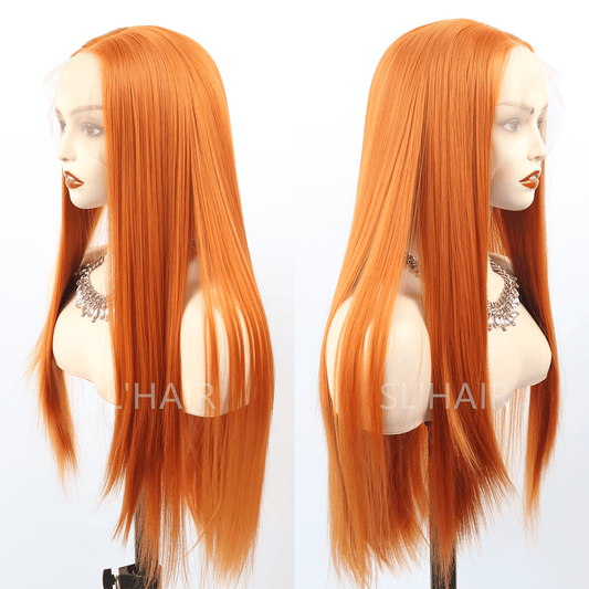 SL'HAIR 13*4 Synthetic Lace Front Straight Wig DLF011