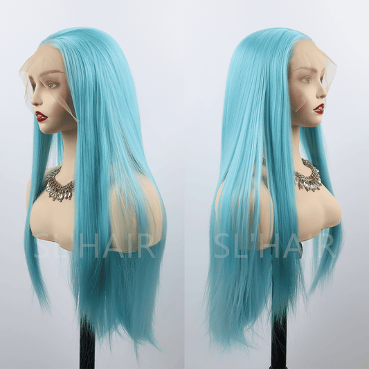 SL'HAIR 13*4 Synthetic Lace Front Straight Wig DLF005