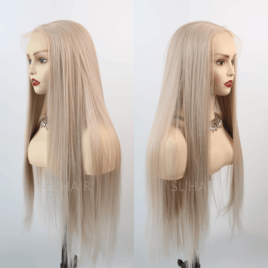13*6 Kanekalon Synthetic Lace Front Straight Wig YLFJ6007