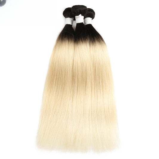 SL'HAIR 1PC 1BT613 Omber Blonde Bundles 100% Human Hair With Diffierent Texture