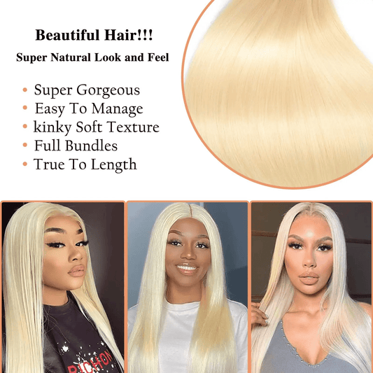 SL'HAIR 1PC 613# Bundles 100% Human Hair With Diffierent Texture