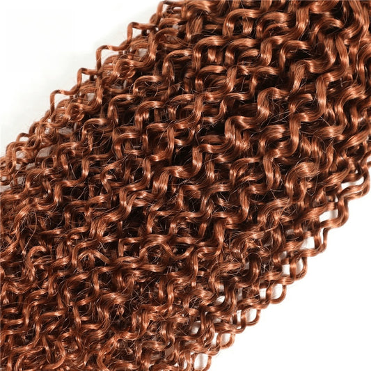 SL'HAIR 3Pcs 30# Color Curly Bundles 100% Human Remy Hair