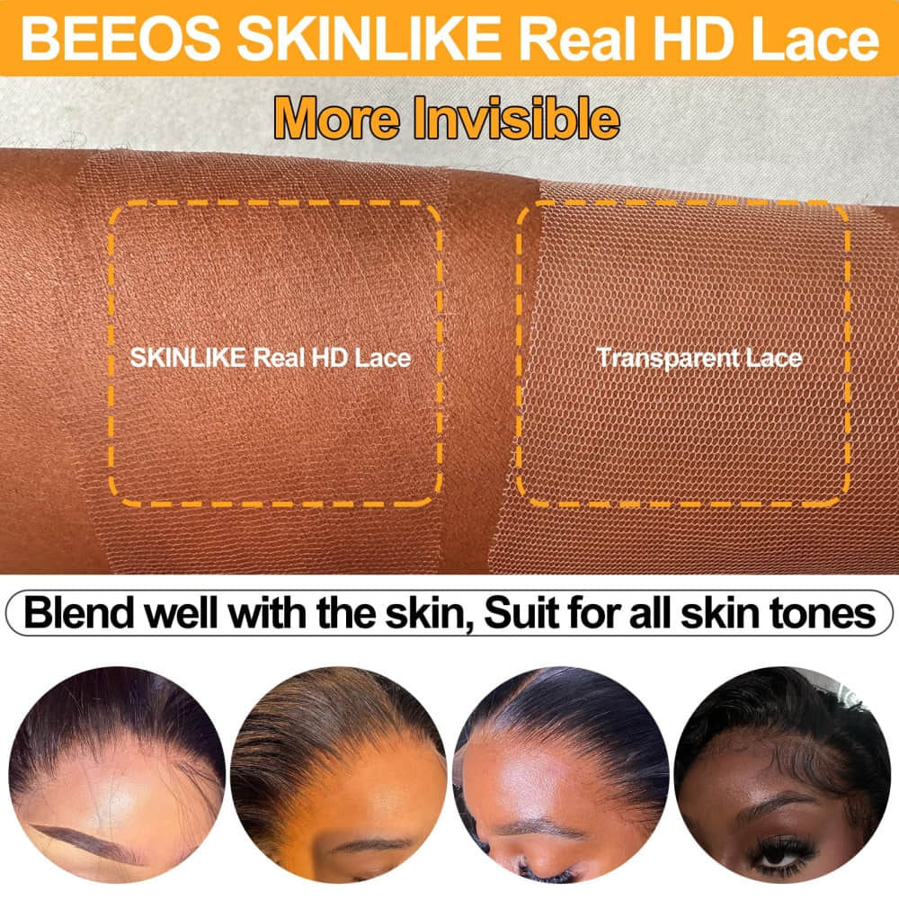 SL'HAIR Highlight Color Real HD Lace 13*4/13*6 Frontal Wig Deep Wave Pre Plucked