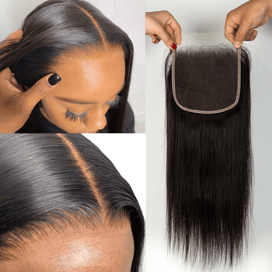 SL'HAIR Lace Closure Only, 4*4 5*5 Real Invisible HD Lace Closure Only