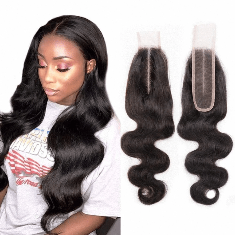 SL'HAIR Lace Closure Only, 2x6 Real Invisible HD Lace Closure Only