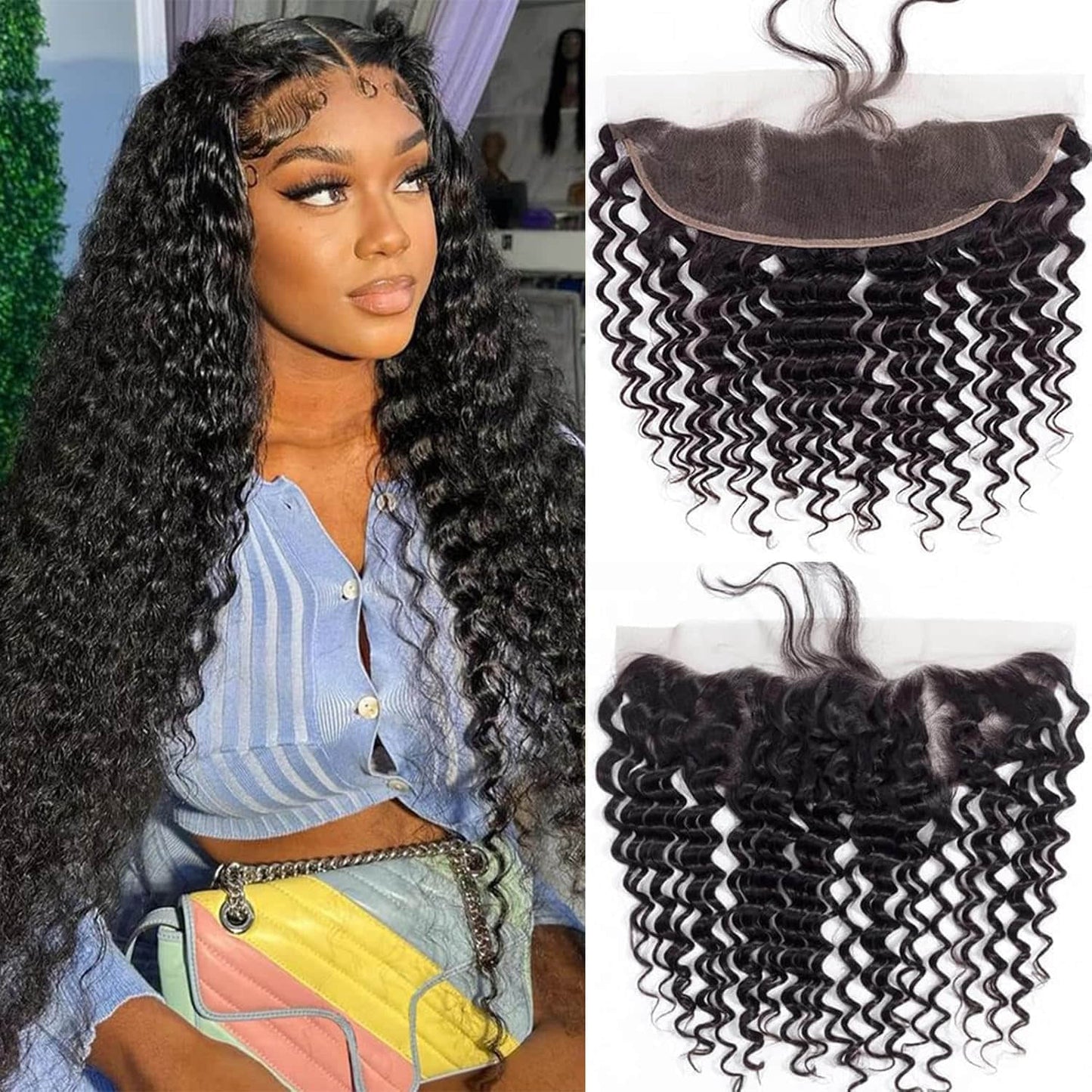 SL'HAIR 13*4 Lace Fronta Only, Real Invisible HD