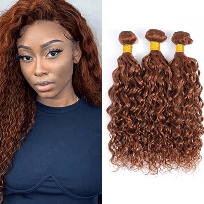 SL'HAIR 3Pcs 30# Color Wave Bundles 100% Human Remy Hair