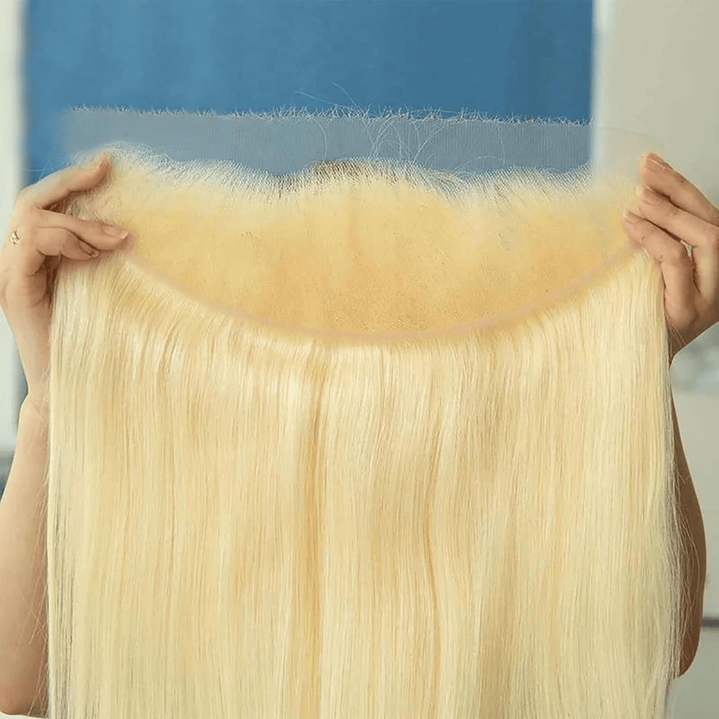 SL'HAIR 613 Blonde Lace Closure And Frontal Real HD Lace
