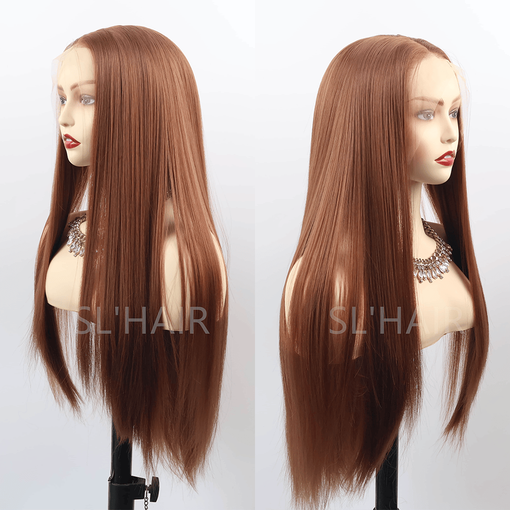 SL'HAIR 30# Color 13*4 Synthetic  Lace Front Straight Wig DLF022