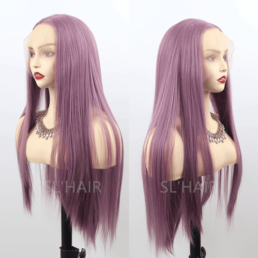 SL'HAIR 13*4 Synthetic  Lace Front Straight Wig DLF018