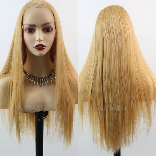 13*6 Kanekalon Synthetic  Lace Front Straight Wig YLF6011