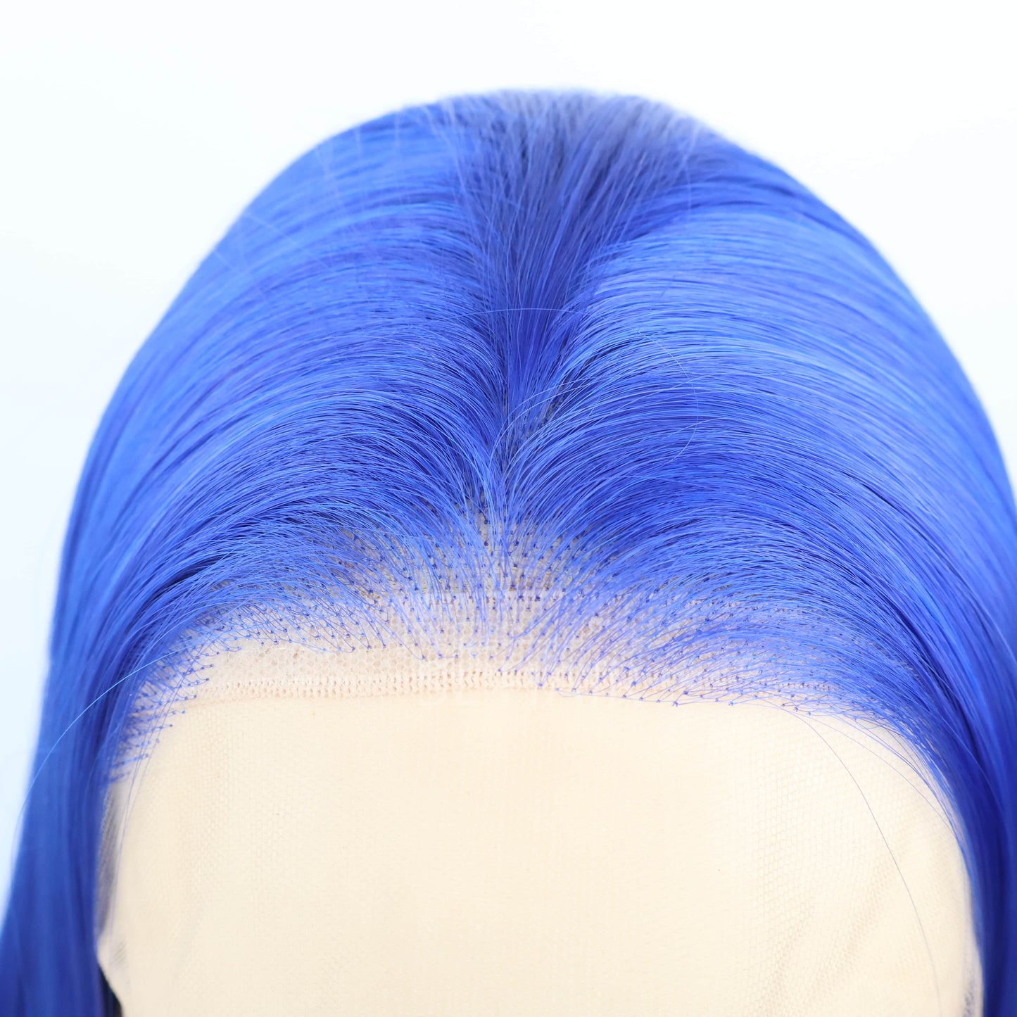 SL'HAIR Blue Color 13*4 Synthetic  Lace Front Straight Wig DLF014