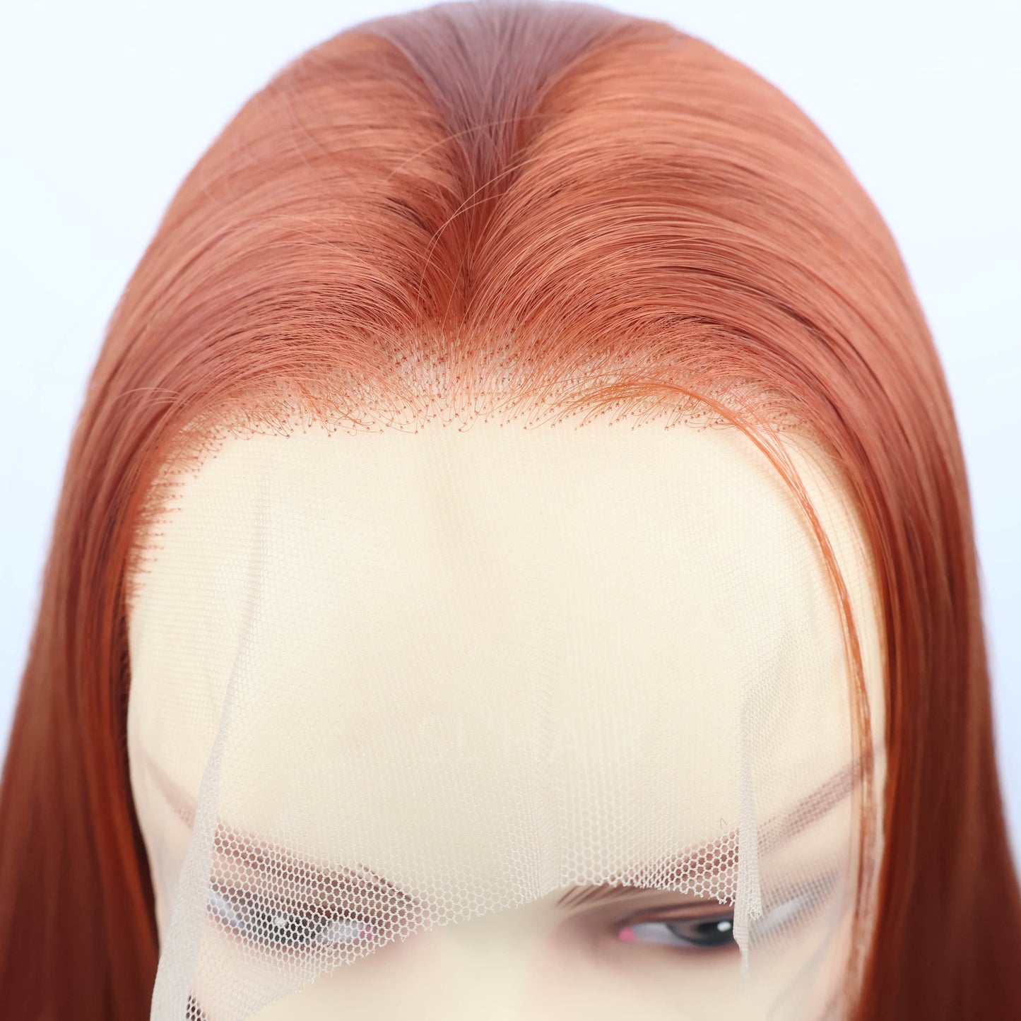SL'HAIR Ginger Color 13*4 Synthetic  Lace Front Straight Wig DLF015