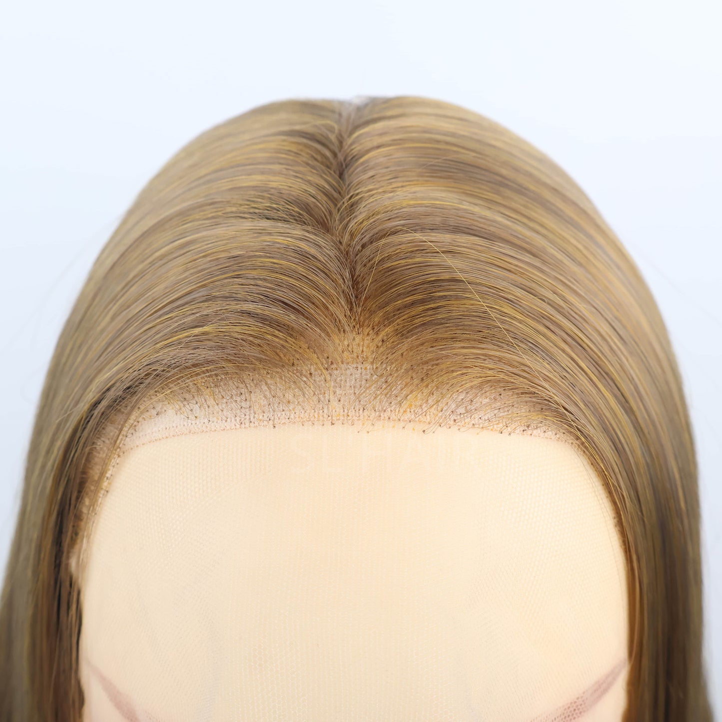 SL'HAIR Mix Brown Color 13*4 Synthetic  Lace Front Straight Wig DLF023