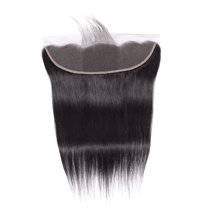 SL'HAIR 13*4 Invisible Real HD Lace Closure with 3 Bundles 100% Human Hair Straight