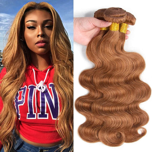 SL'HAIR 3Pcs 30# Color Wave Bundles 100% Human Remy Hair