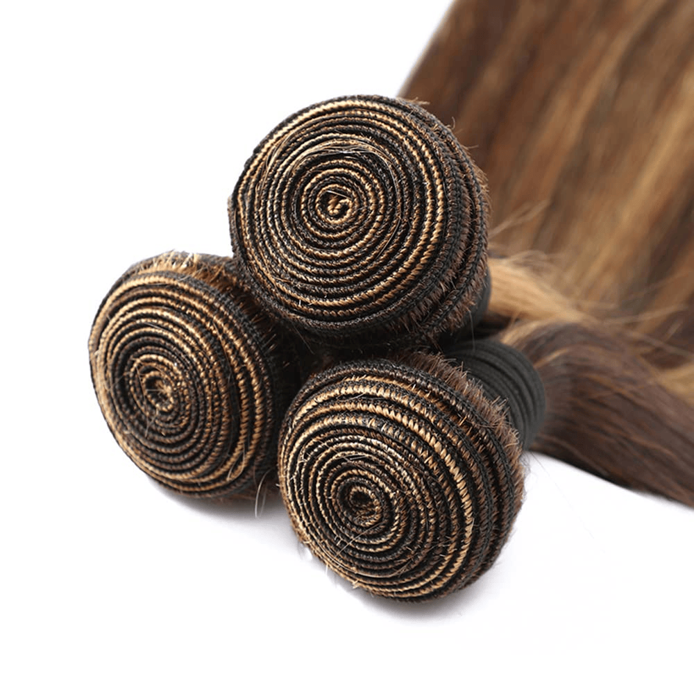 SL'HAIR 1PC 4P-27 Highlight Bundles 100% Human Hair With Diffierent Texture
