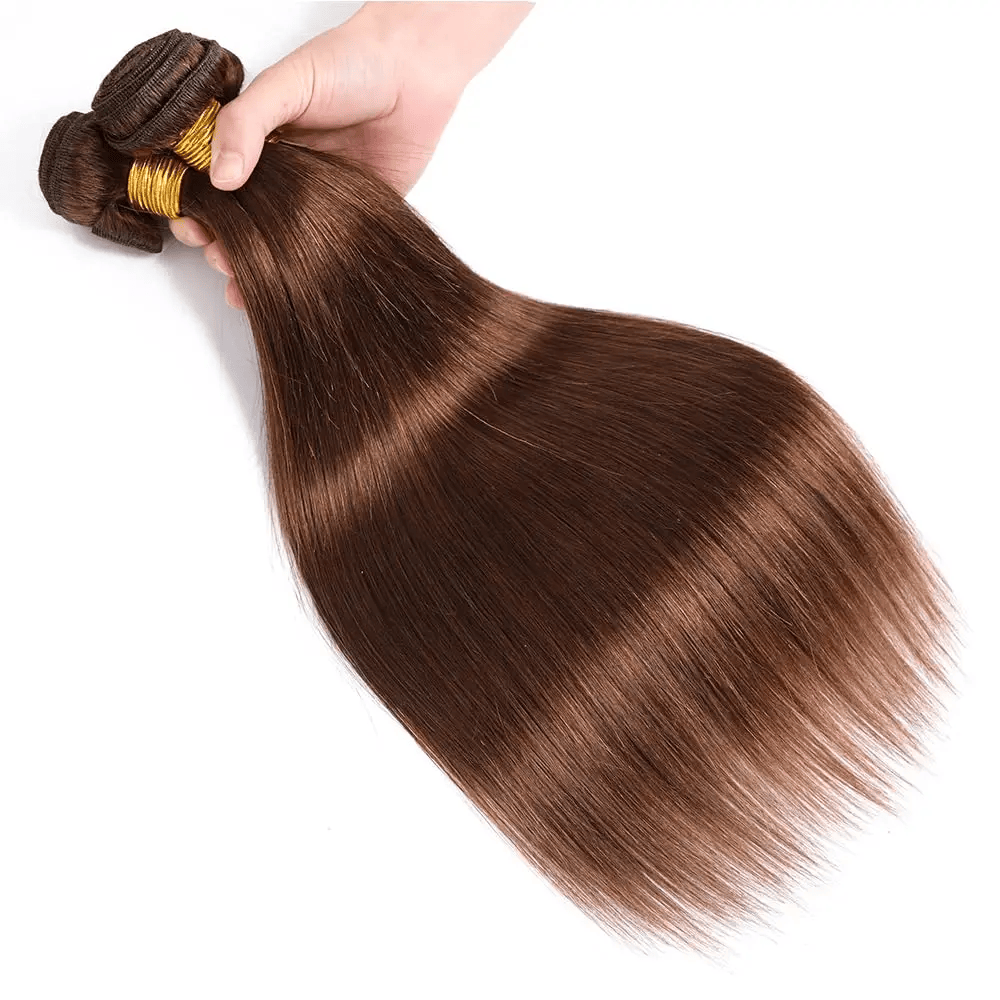 SL'HAIR 1PC 4# Color Bundles 100% Human Hair With Diffierent Texture