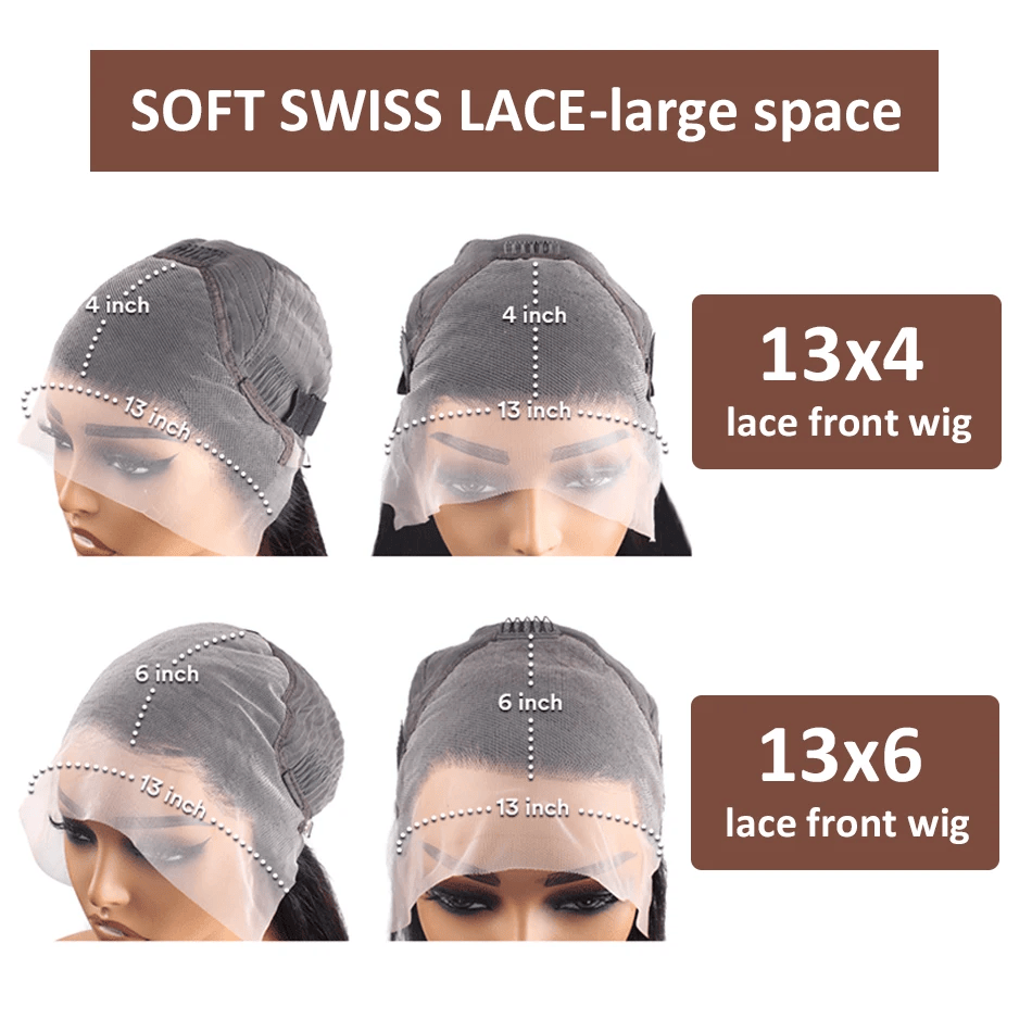 SL'HAIR Highlight Color Real HD Lace 13*4/13*6 Frontal Wig Body Wave Pre Plucked