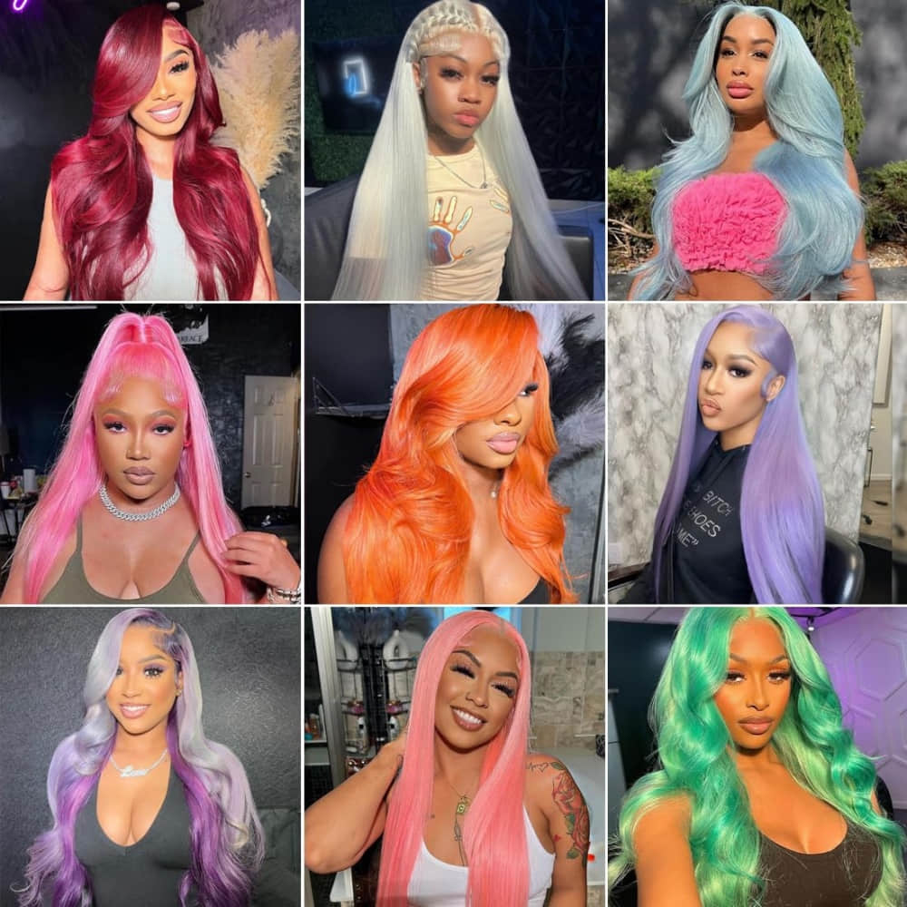 SL'HAIR 613# Blonde Color Real HD Full Lace Wigs Pre Plucked For Diffierent Texture