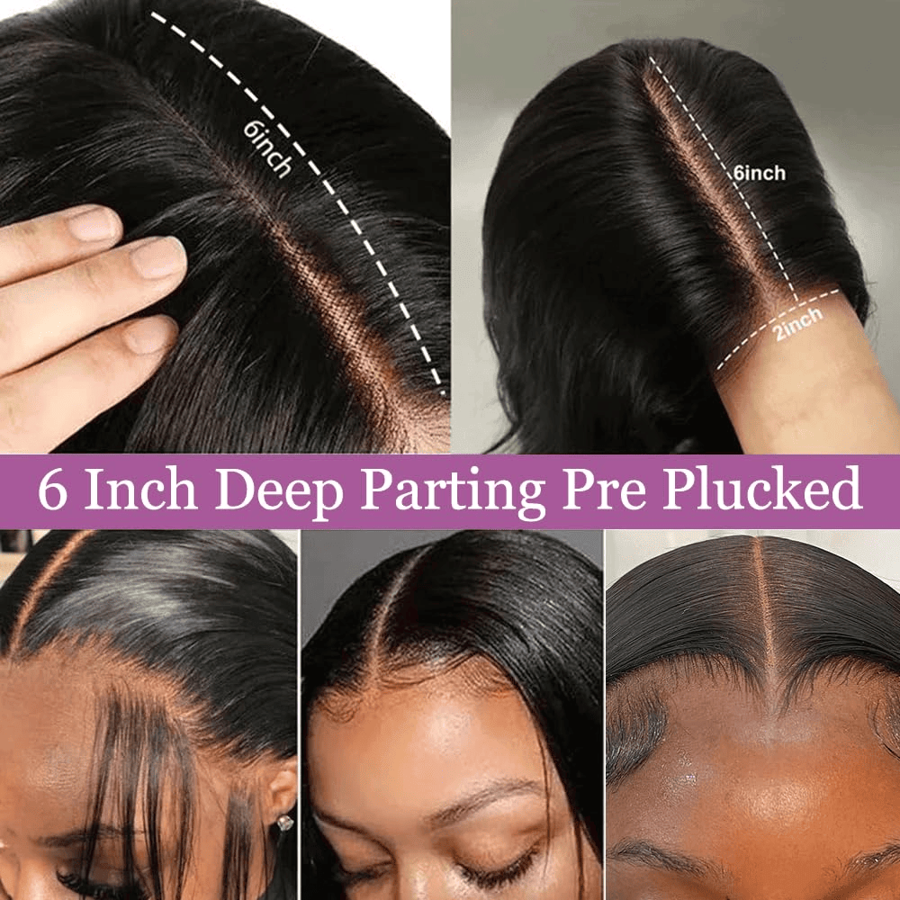 SL'HAIR Lace Closure Only, 2x6 Real Invisible HD Lace Closure Only