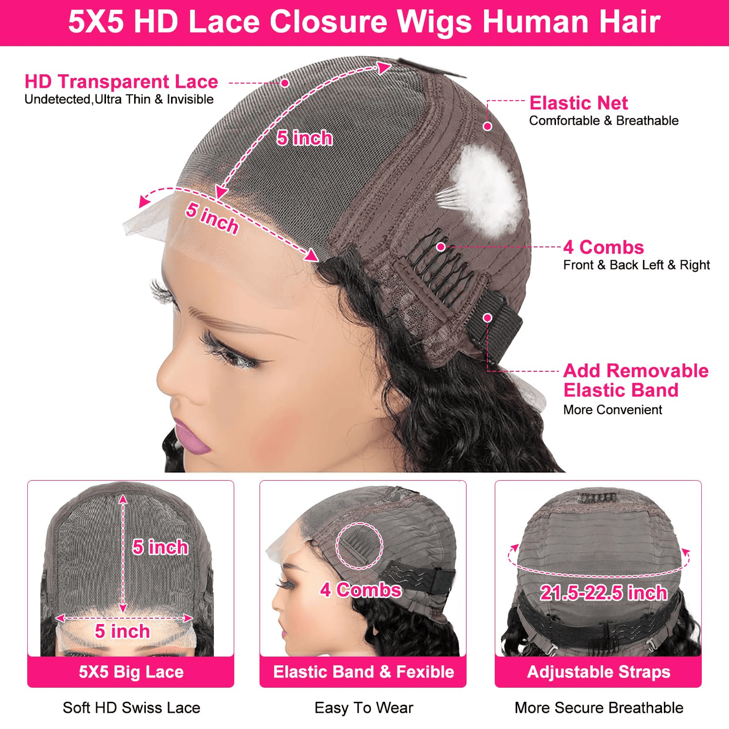 SL'HAIR 27# Honey Blonde Color Real HD Lace 13*4/13*6 Frontal Wig Straight Pre Plucked