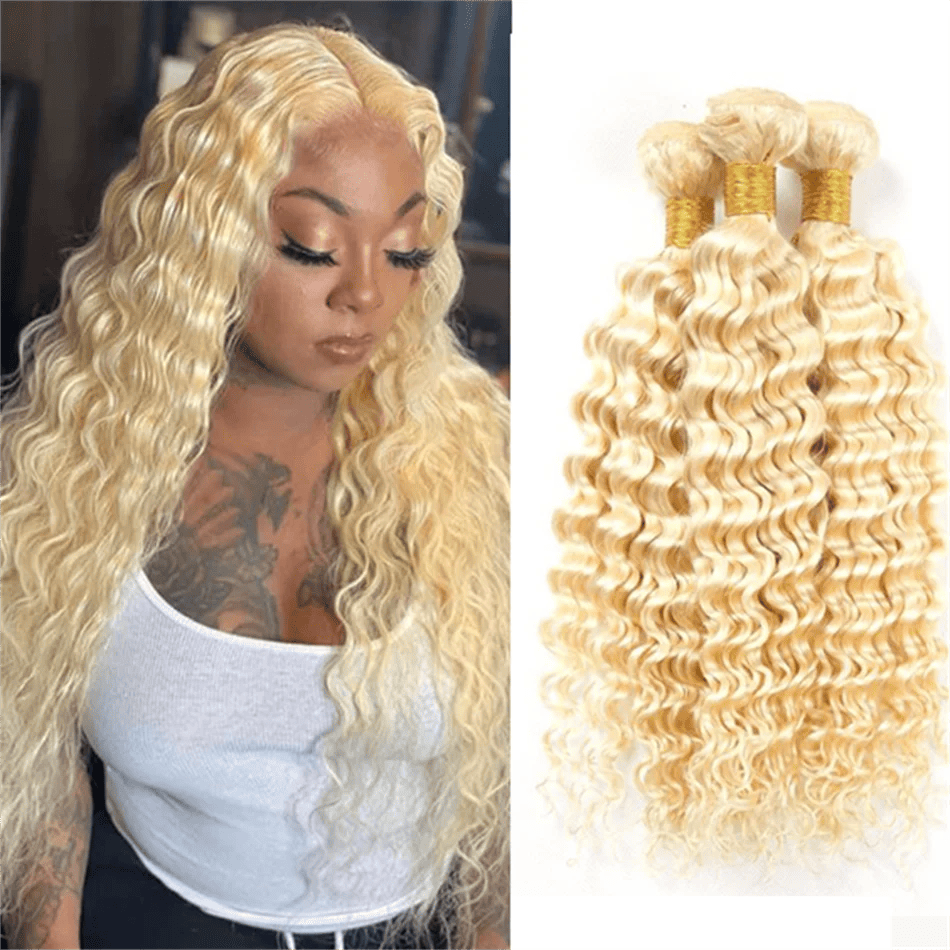 SL'HAIR 1PC 613# Bundles 100% Human Hair With Diffierent Texture