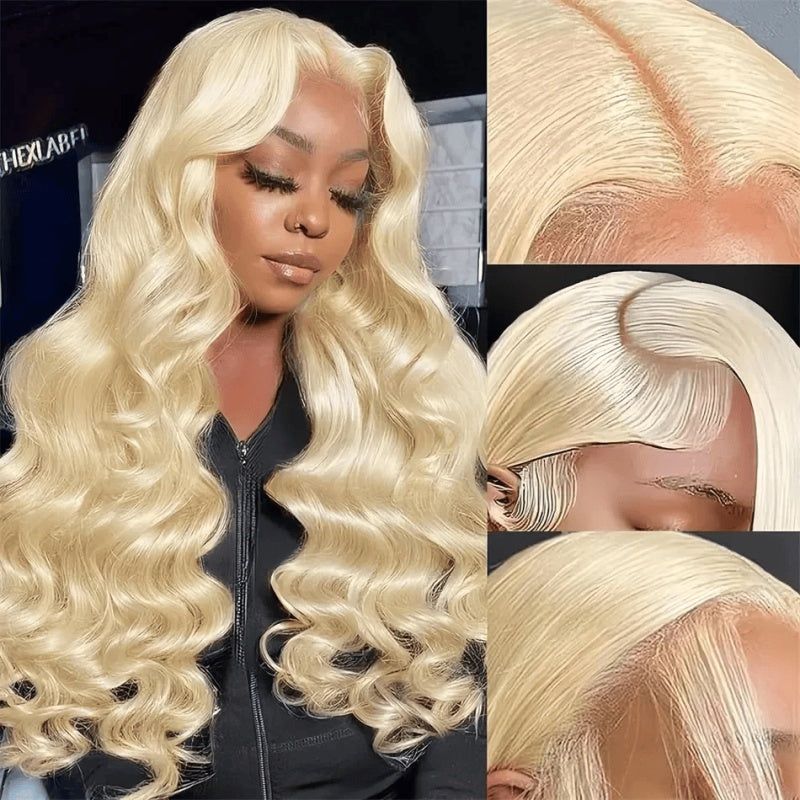 SL'HAIR 613# Color Real HD Lace 13*4/13*6 Frontal Wig Body Wave Pre Plucked