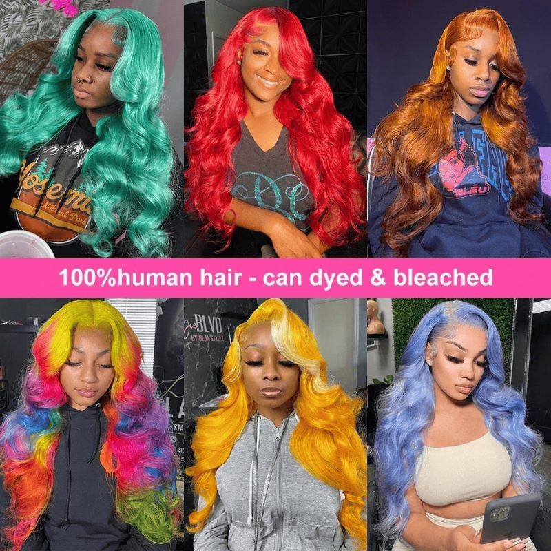 SL'HAIR 613# Color Real HD Lace 13*4/13*6 Frontal Wig Body Wave Pre Plucked
