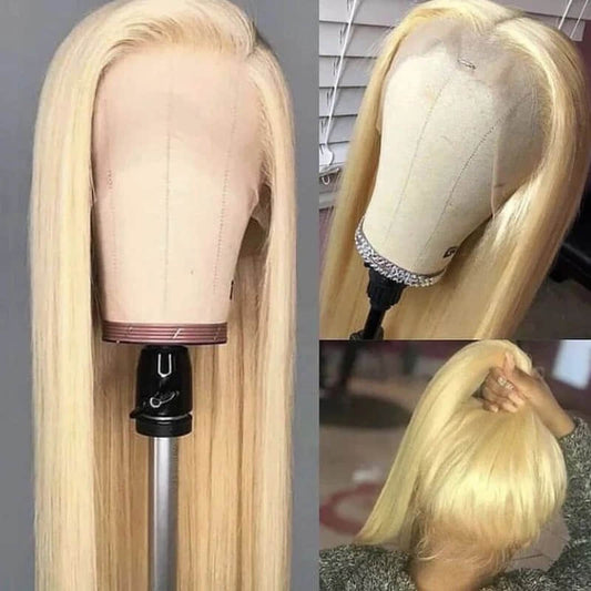 SL'HAIR 613# Color Real HD Lace 13*4/13*6 Frontal Wig Straight Pre Plucked