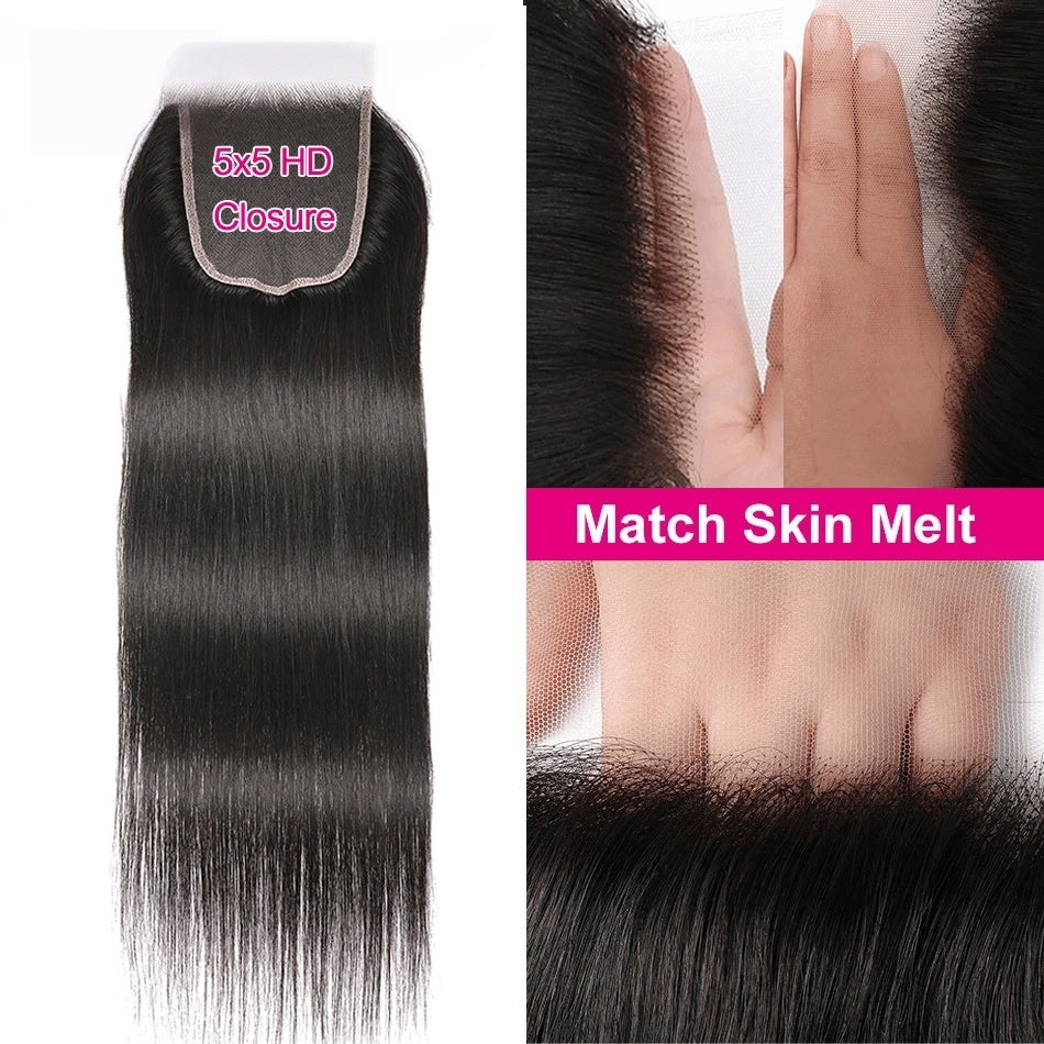 SL'HAIR Lace Closure Only, Real Invisible HD Lace Closure Only