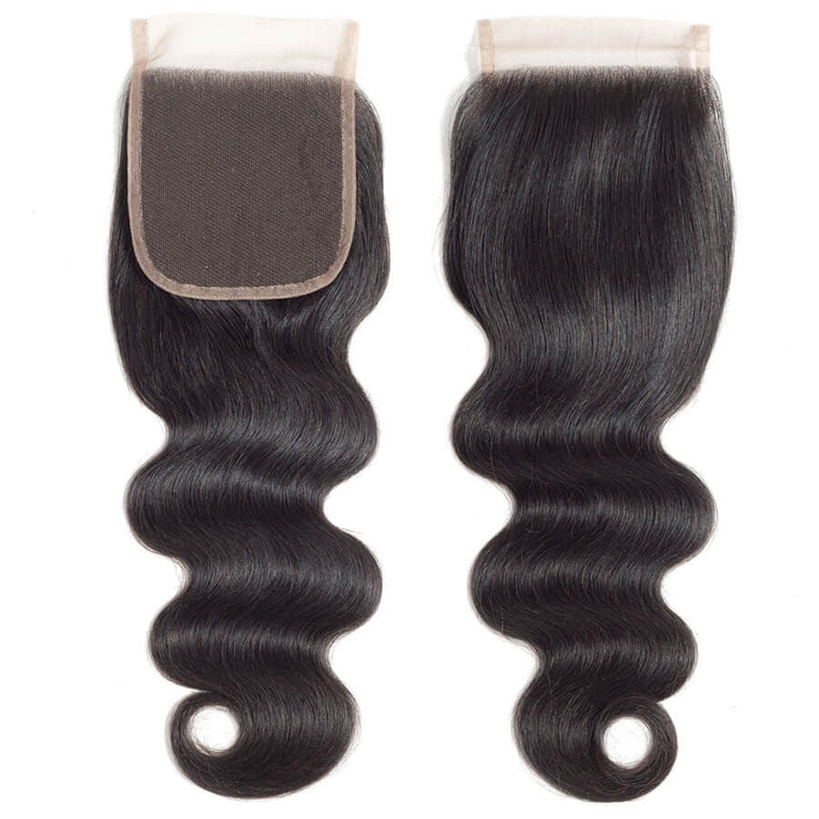 SL'HAIR Lace Closure Only, 4*4 5*5 Real Invisible HD Lace Closure Only
